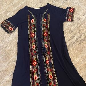Orange creek midi dress